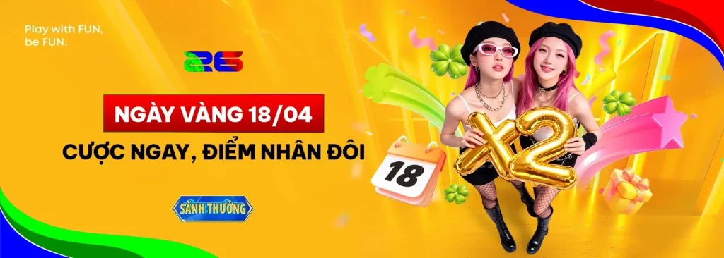 Fun88vnr Cá cược ngày vàng nhận thưởng nhân 2